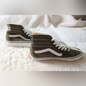 Vans Olive High-Top Sneakers